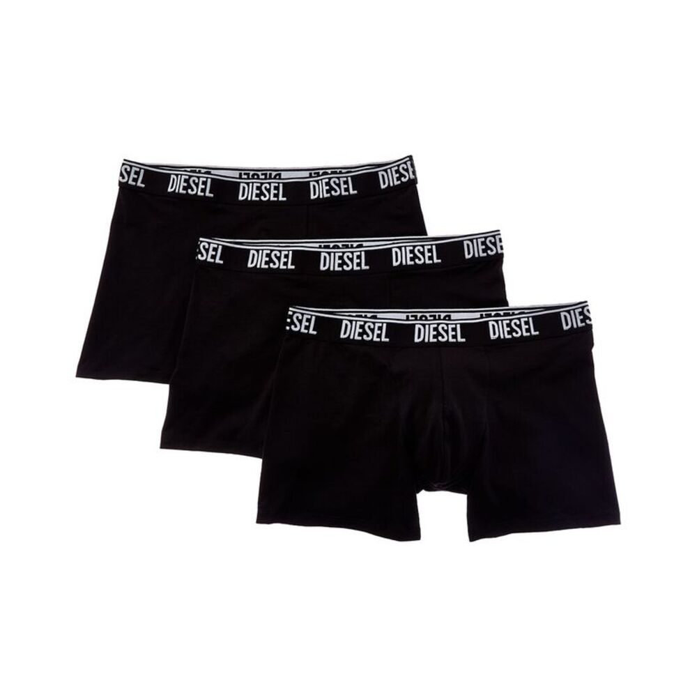 Diesel Mens  Sebastian 3Pk Boxer, Black